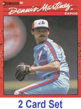 Dennis Martinez MLB Baseball Card Collection